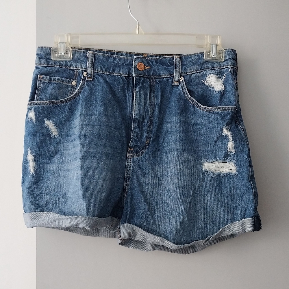 HM Dark Wash Mom Pants